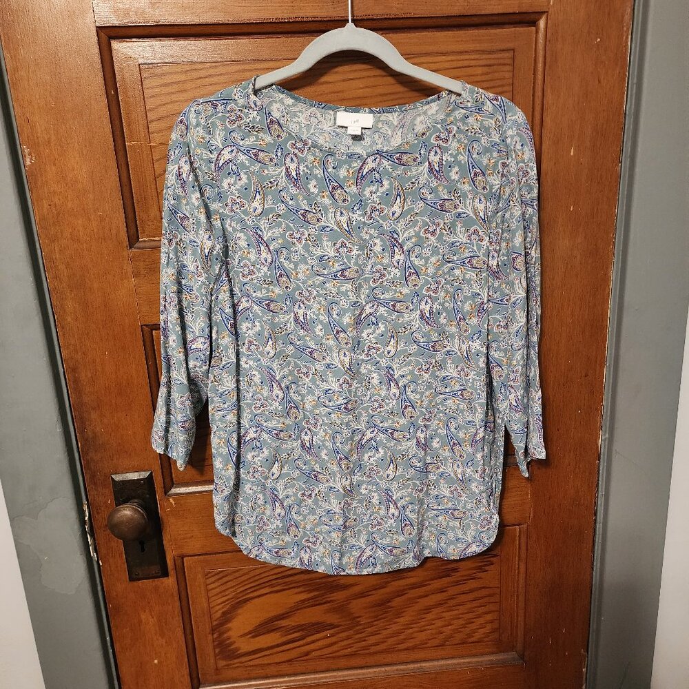J. Jill Paisley blouse, size M